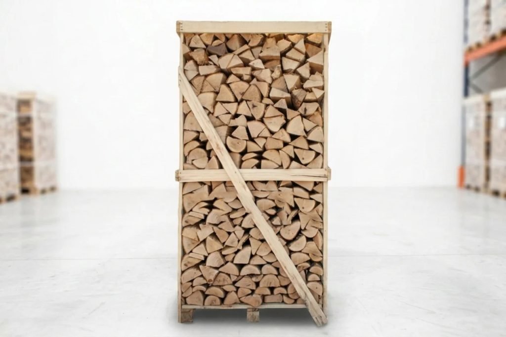 Palet de leña de haya — 25 cm, secada en cámara (2 RM)